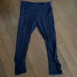 Blue Lululemon Crops